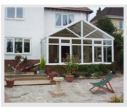 Example of Gable front or Pavillion style conservatory